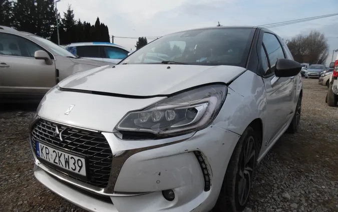 małopolskie Citroen DS3 cena 10900 przebieg: 114000, rok produkcji 2016 z Nysa